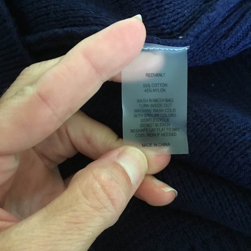 Redvanly Lennox Hoodie Pullover Sweater Midnight Navy Large - Picture 10 of 10